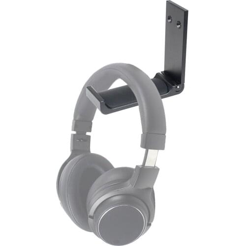 Earphone Holder Hook Headphone Stand Hanger Adjustable Desktop Lock Screw Sticker Metal for Gaming Headset Stand Mount