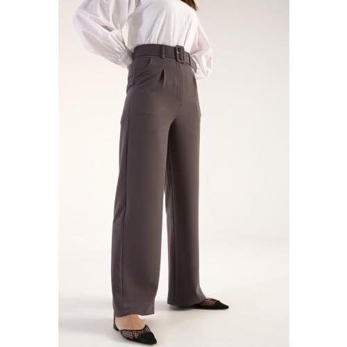 Belted Hijab Pants