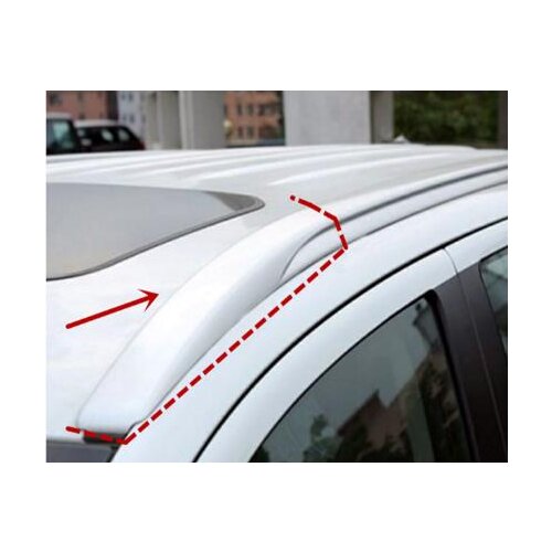 For Mitsubishi ASX 2011-2019 ABS engineering plastics roof rack cover decorative protection car accessories