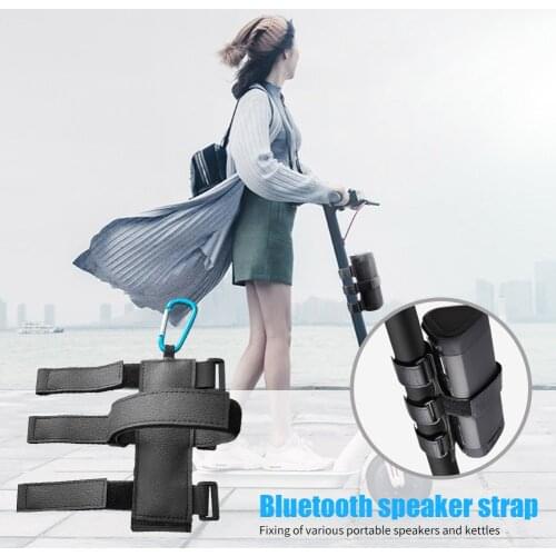 Multifuntional Adjustable Bicycle audio strap Bluetooth speaker bracket Golf cart mountain bike Velcro fixed water bottle strap