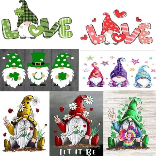 Cartoon DIY Diamond Painting Dwarf Picture Full Round Drill Diamond Embroidery Mosaic Love Word Cross Stitch Home Decor Gifts