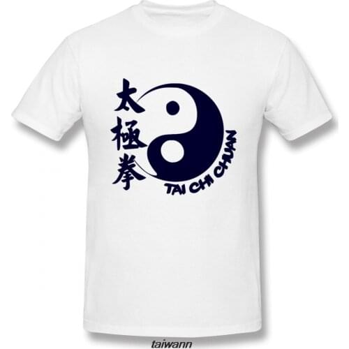 Male Tai Chi Chuan T Shirt Unique Design Camiseta Chinese kungfu t shirt 100% Tees New Arrival