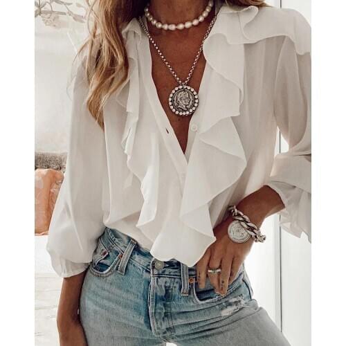 Ninimour White Blouses