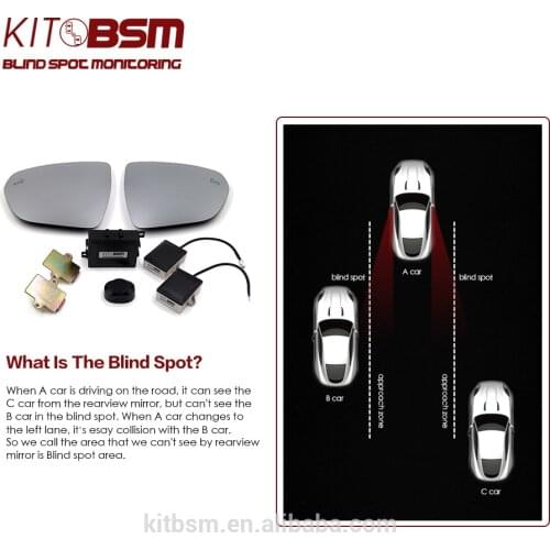 New 2018 24GHZ BSD/BSM/BSA/BLIS System Microwave Radar Sensor Car Blind Spot Monitor System For 4008 5008