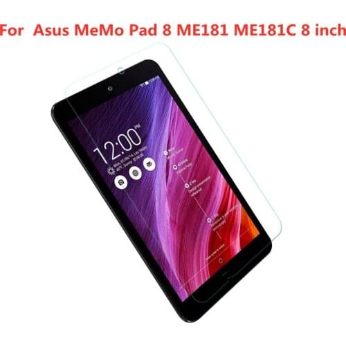 New Tempered Glass Screen Protector For Asus MeMo Pad 8 ME181 ME181C 8 inch Tablet Protective Film Guard