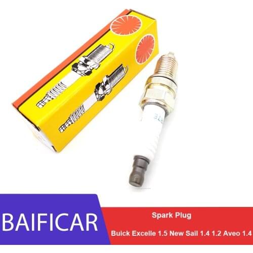Baificar Brand New Genuine 4 PCS Spark Plug DCPR7E For Buick Excelle 1.5 New Sail 1.4 1.2 Aveo 1.4