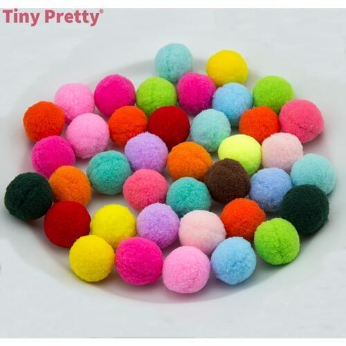 500 PCS High Density Polyester Pompoms Craft Pom Poms Loose Balls for Garlands, Party Decoration, DIY Craft Supplies
