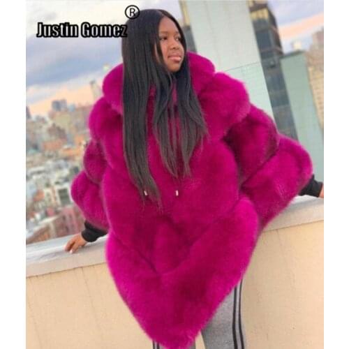 Loose Oversize Warm Windproof High Quality Women Winter Coat Elegant Streetwear Thickened Poncho 2020 Hot Sale Women Fur Poncho