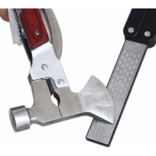 Professional Double Sided Folded Pocket Sharpener Diamond Knife Sharpening Stone Outdoor Tool Kitchen Accessories