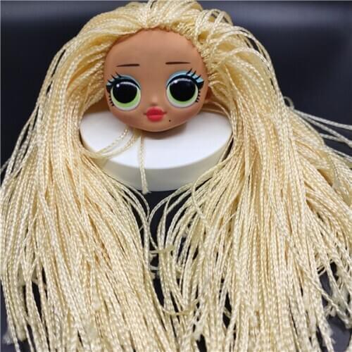 Rare Collection Fashion Big Sister Doll Head Girl Doll Original Heads Body Toy Hair DIY Doll Part Girl Fashion DIY Dressing Toy