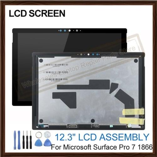 12.3" Touch Screen For Microsoft Surface Pro 7 1866 LCD Touch Screen Display Digitizer Glass Assembly 2736x1824