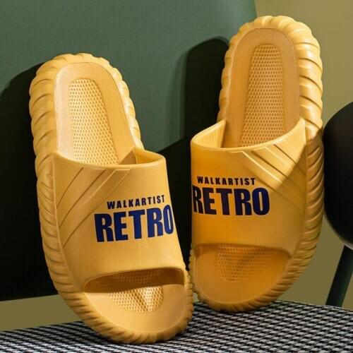 Unisex Indoor Slides Eva Home Slippers Male Footwear Summer Non-slip Bathroom Soft Bottom Women Flip Flops Shower Shoe Woman