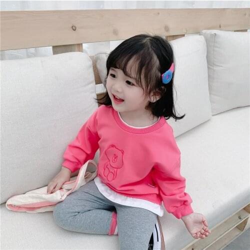 Girls' Hoodies Sweatshirts Kids Outwear 2021 Solid Velvet Thicken Warm Winter Autumn Cotton Fleece Outdoor Childrens Clothing