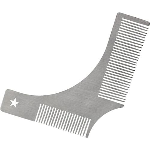 Beard Shaper Grooming Template Shaping Stencil For Symmetric/Curve/Step Cut