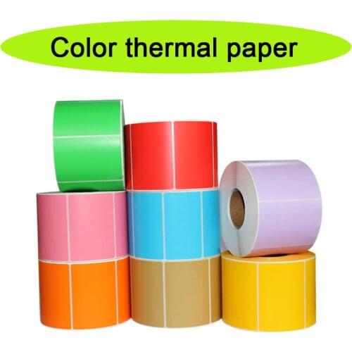 Factory direct Colorful Waterproof Sticker Printing label TOP Direct Thermal Labels Packing /Price Labels Zebra