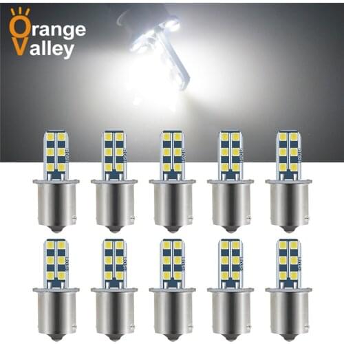 10PCS 1156 BA15S 1157 BAY15D P21W 18 SMD 2835 LED DC 12V Car Auto Indicator Turn Side Light Parking Bulb Lamp
