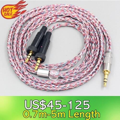 16 Core Silver OCC OFC Mixed Braided Cable For Sony MDR-Z1R MDR-Z7 MDR-Z7M2 With Screw To Fix headphone Earphone LN007581