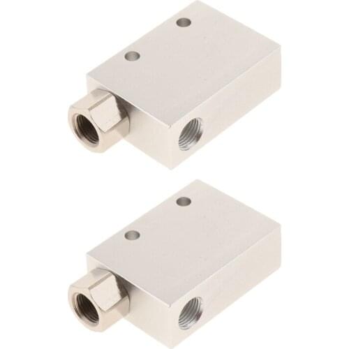 2x Pneumatic Vacuum Generator Ejector Vacuum Parts and Accessories 55x32x15mm