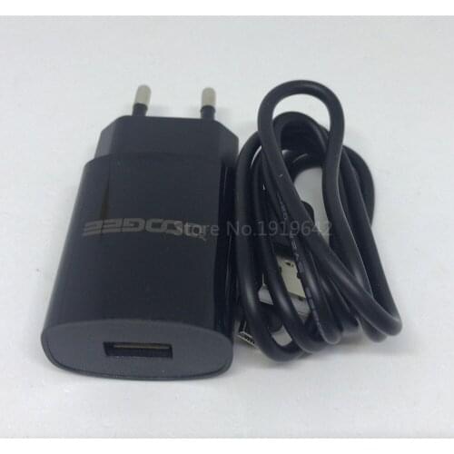 Doogee Shoot 1 AC Power Adapter Original Travel Charger EU Plug Adaptor +USB Cable DC 5V 7V 9V 2A