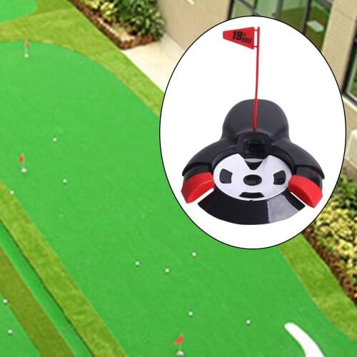 Golf Automatic Putting Cup Golf Return Device for Training Indoor Office, Golf Hole Returning Practice for Indoor Outdoor Garden