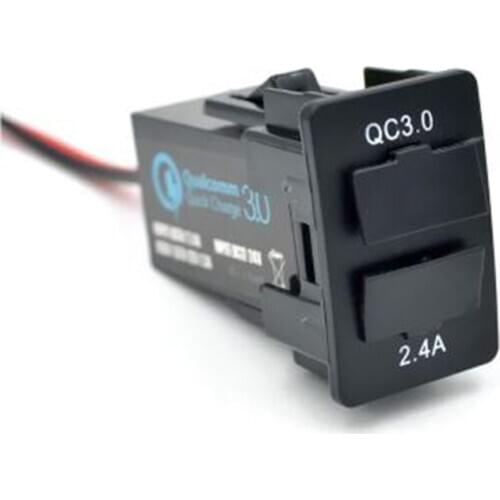 QC3.0 USB Car Charger Support fast chage for Honda fit Crider Jade xrv Odyssey vezel accord city for xiaomi for iPhone