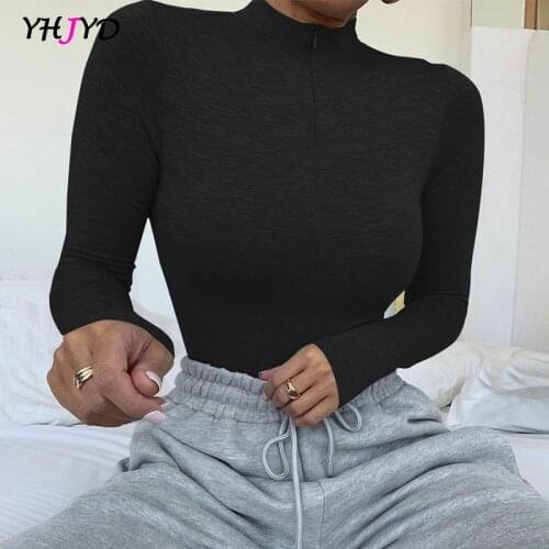 Long sleeve Bodysuit Women 2020 Winter Velvet lining Warm Body Womens O-neck Zip Up Stretch Bodysuits Sexy Female Outfits