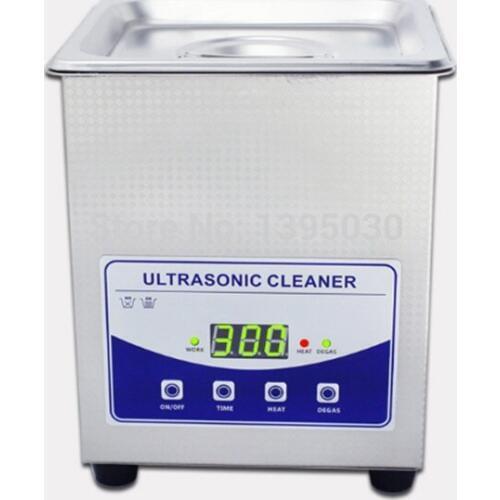 110v/220v 2L digital household ultrasonic cleaner Stainless Steel Ultrasonic Cleanerfor glass Jewely shaver PCB cleaning