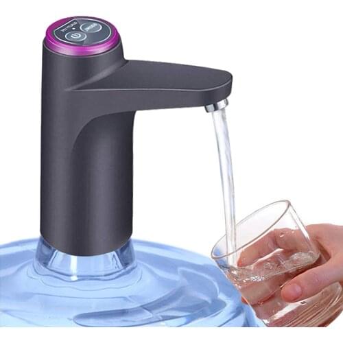 Water Dispenser, Portable Water Bottle Pump for Universal 3, 4 and 5 Gallon with USB Electric Charging and Automatic Off Switch
