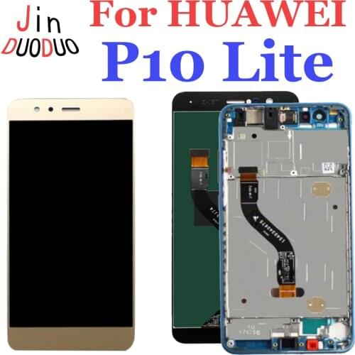 For HUAWEI P10 Lite LCD Display Touch Screen Digitizer Assembly For Huawei WAS-LX1 WAS-LX1A WAS-LX2 WAS-LX3 Replacement