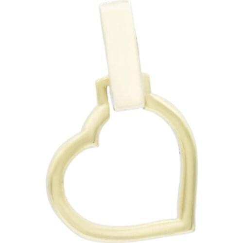 GULCE DERELI, HEART CHARM, CHARMS, GIFT BOX, GOLD/SILVER PLATED