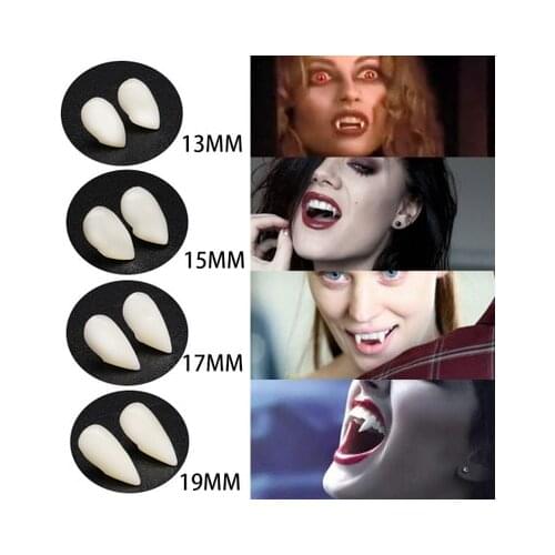 Halloween Costume Props Vampire Teeth Fangs Dentures Props Party Favors Mask Holiday DIY Decorations Horror Adult for Kids