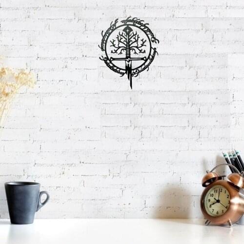 Metal Special-shaped Wall Hanging Art Decoration Cross Sculpture Ornaments Farmhouse Living Room Bedroom Decoration