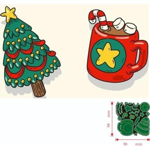 Metal Cutting Dies Christmas Scrapbooking Paper Cards Decorative Craft Embossing