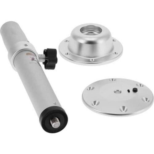 Table Pedestal Desk Leg Flat Bottom with Mounting Accessory for RV Marine Boat Caravan Motorhome