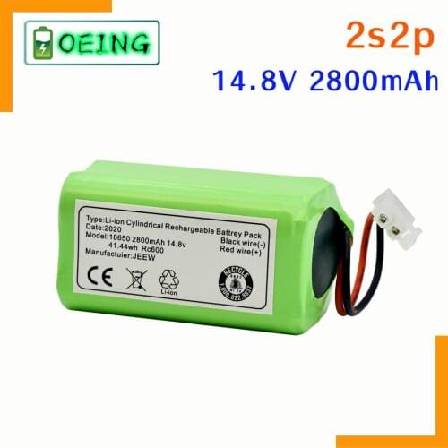 2021 NEW 14.8V 2600mah 6800Mah Lithium Battery For ILIFE A4 A4s V7 A6 V7s Plus Robot Vacuum Cleaner ILife 4S1P Full Capacity