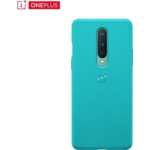 Original OnePlus 8 Sandstone Case All-cover Protective Shell for Oneplus 8 Mobile Phone Case Back Cover Shell Soft Case Green