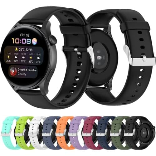Strap For Huawei Watch 3 Pro/GT 2 Pro/GT2 46mm Band Silicone Sport Bracelet Wrist Strap For Samsung Galaxy Watch3 45mm Wristband