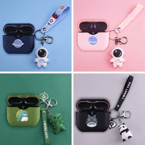 Cartoon Dinosaur Cases For Sony Wf-1000XM3 Wireless Bluetooth Earphone Silicone Protective Cover For sony Cute wf1000xm3 Case