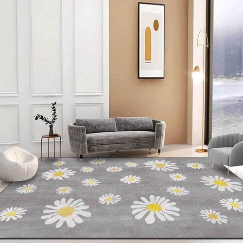Nordic 3D Printing Family Carpets For Living Room Bedroom Area Rug Kids Room Decor Floor Mat Modern Home Decoration Large Carpet