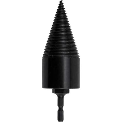 Hex Shank Firewood Splitter Machine Drill Wood Cone Reamer Punch Driver Drill Bit Split Drilling Tools