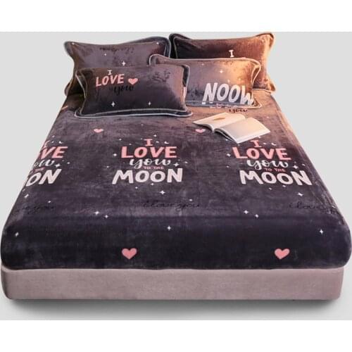 Warmth Heating Micro Fleece Extra Soft Cozy Velvet Plush Fitted Bed Sheet Non-slip WXV Sale