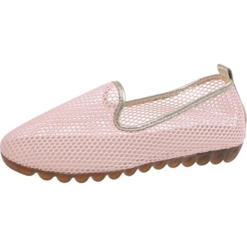 Women Casual Boat Shoes Ladies Slip On Ballet Flats Comfy Soft Zapatos Mujer Red Pink Walking Footwear 2021 Spring New Style