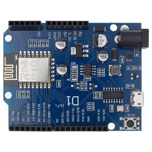 Smart Electronics ESP-12F WeMos D1 WiFi uno based ESP8266 shield for arduino Compatible IDE