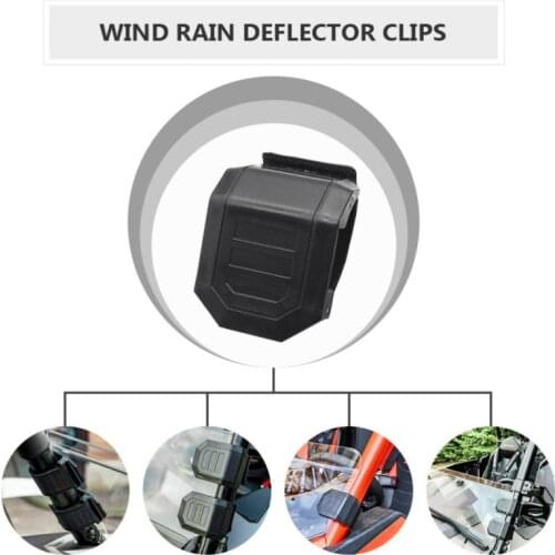 Universal Windshield Window Clamp Wind Blocking Clip For Polaris RZR XP/ Honda Pioneer 500 1000 Rhino/ Can-Am Maverick 1000R UTV