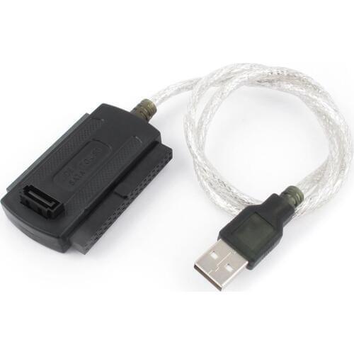 USB 2.03.52.5 IDE SATA Hard Disk Drive HDD Converter Cable Adapter Black