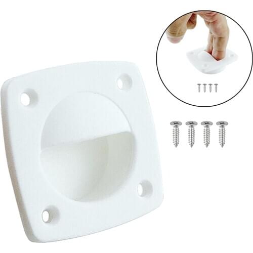 Recessed Flush Sliding Door Handle Square Hatch Handle Motorboat Marine Accs