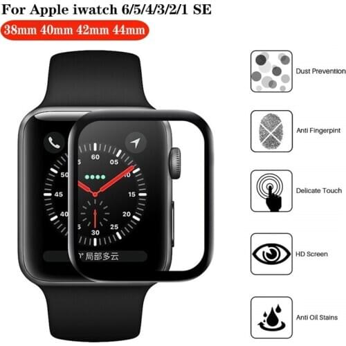 Watch Screen Protector Film For Apple 6 5 4 3 2 1 SE iwatch Series 38mm 40mm 42mm 44mm Verge Protective Watch Film Not Glass
