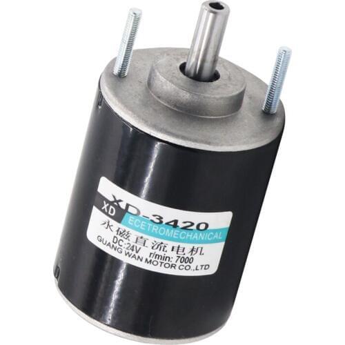12V Hollow Shaft DC Motor 24V Speed Regulating Motor 30W Micro High-speed Motor Positive and Negative Small Motor Motor . IE 2