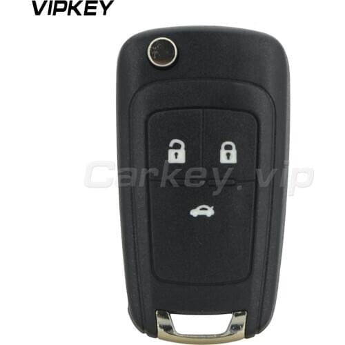 Remtekey Flip key shell for Chevrolet Cruze Orlando Malibu Impala 3 button 2010 2011 2012 2013 2014