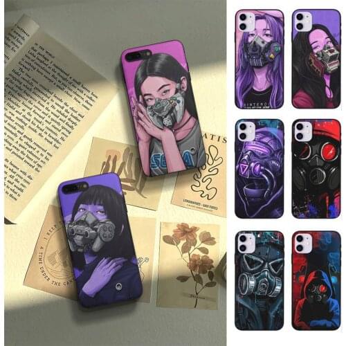 Face Mask Style Future Phone Case Fundas Shell Cover For Samsung A51 A52 A71 A72 A80 A91 A20E A32 A31 A21 A11 For S21